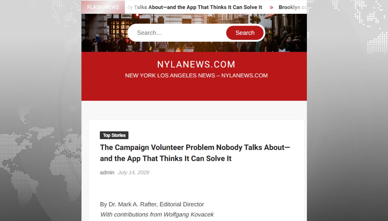 NYLANEWS Top Story » WIN Political Campaign App